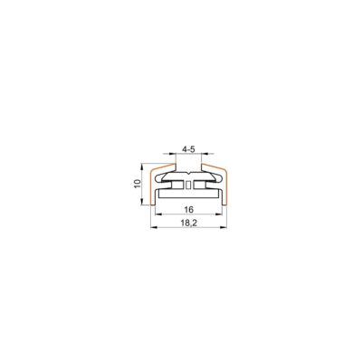ZS13 - Glass Bracket Profile
